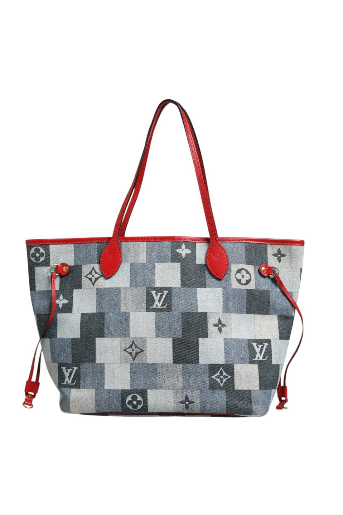 Louis Vuitton Neverfull Patchwork Monogram Denim Tote Bag - RIMODA