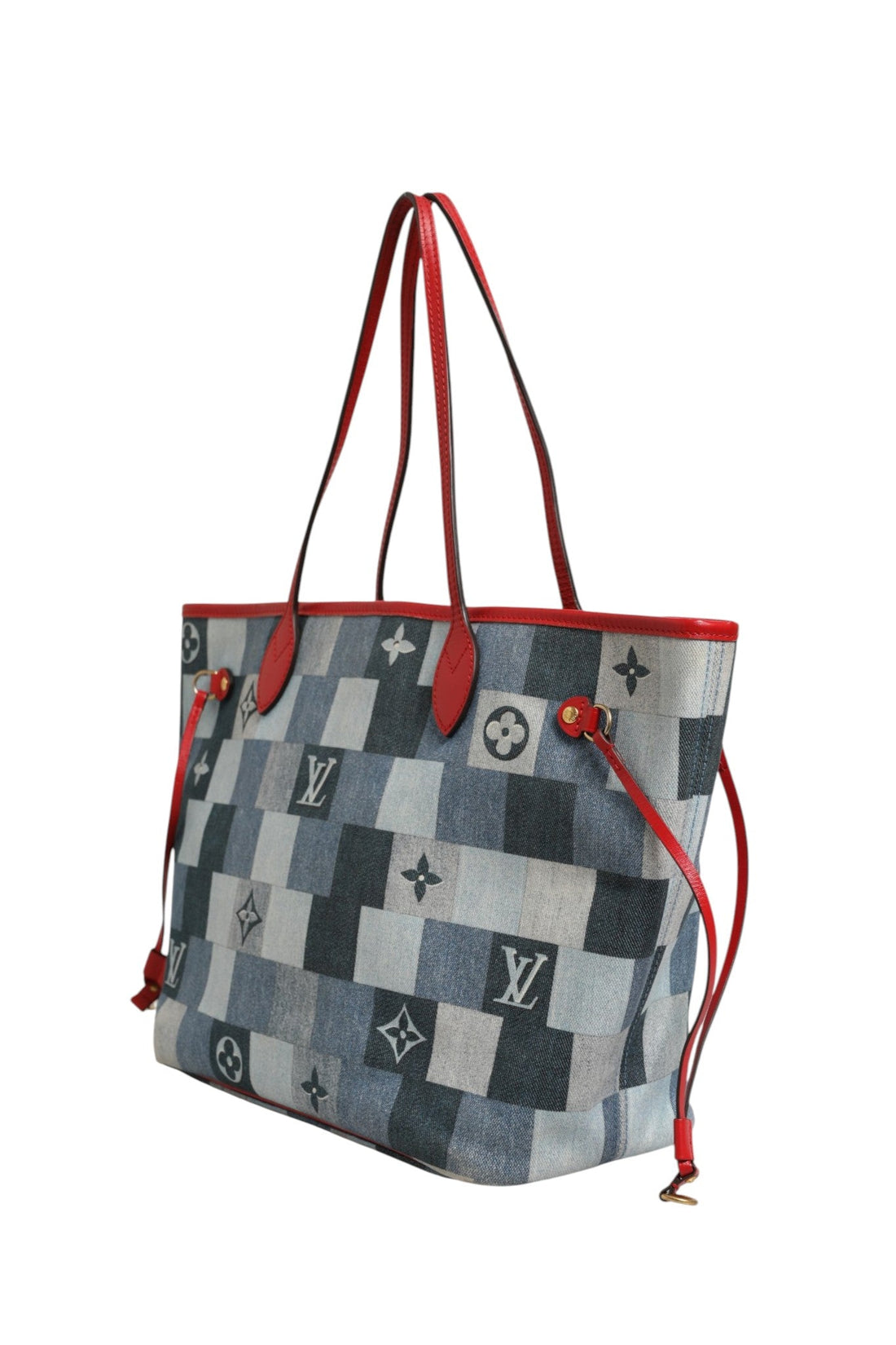 Louis Vuitton Neverfull Patchwork Monogram Denim Tote Bag - RIMODA