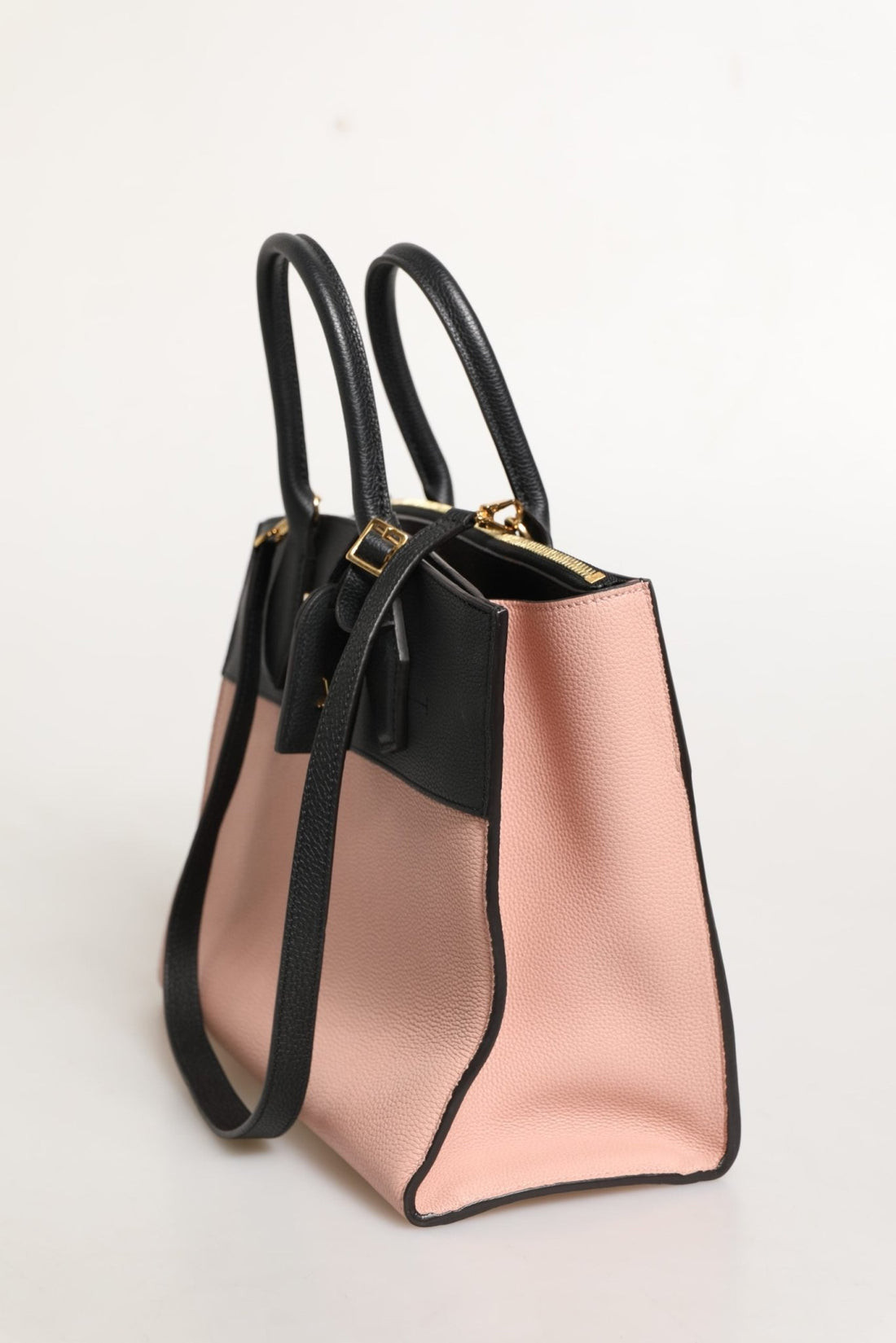Louis Vuitton Pink and Black Leather City Steamer Leather Handbag - RIMODA