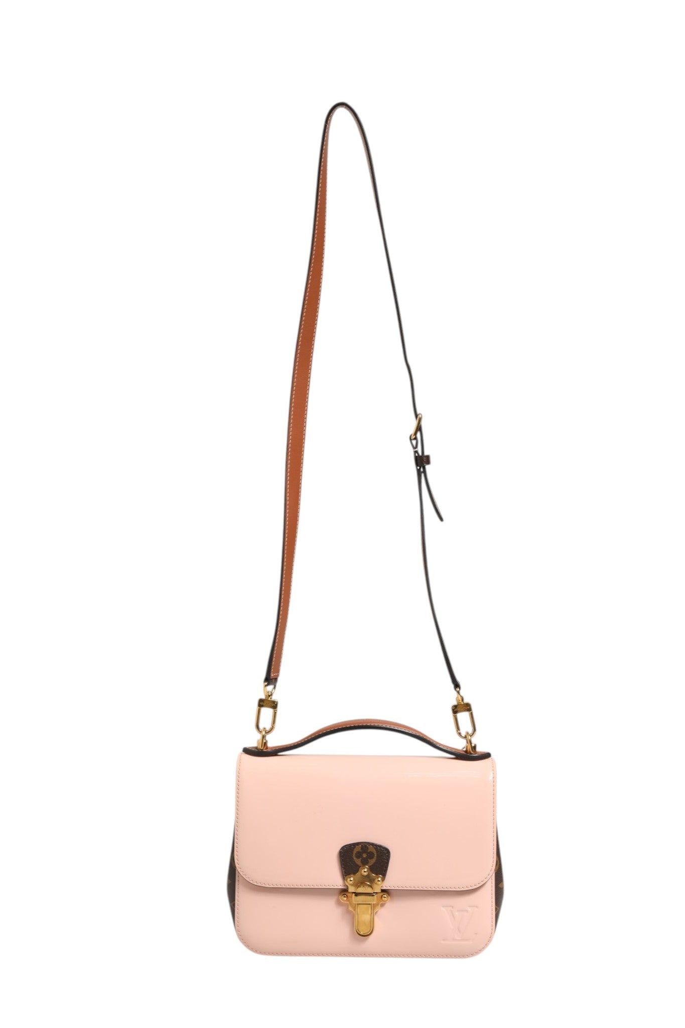 Louis Vuitton Pink Vernis and Monogram Canvas Cherrywood BB Shoulder Bag - RIMODA
