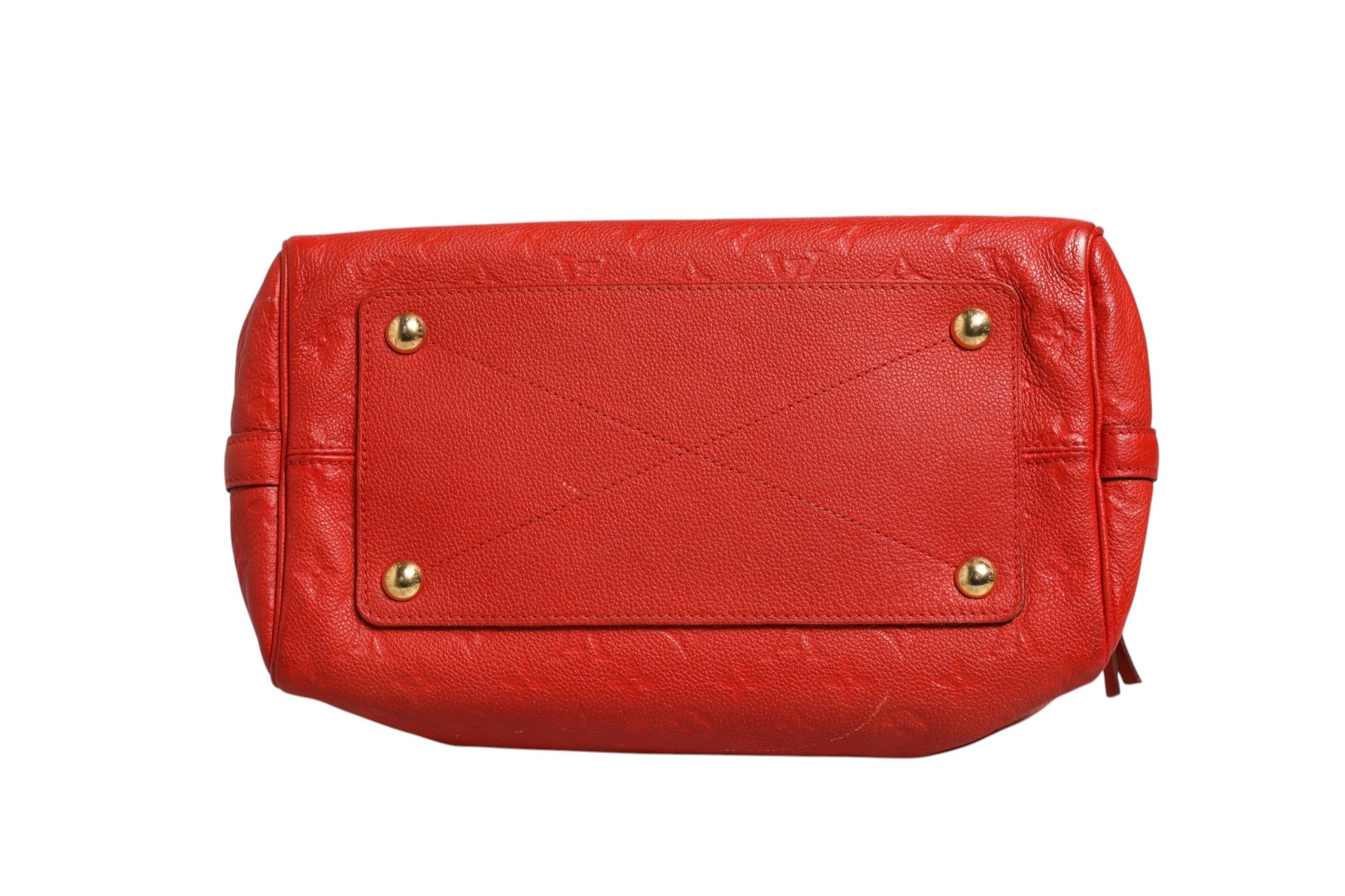 Louis Vuitton Red Monogram Empreinte Speedy Bandouliere 30 - RIMODA