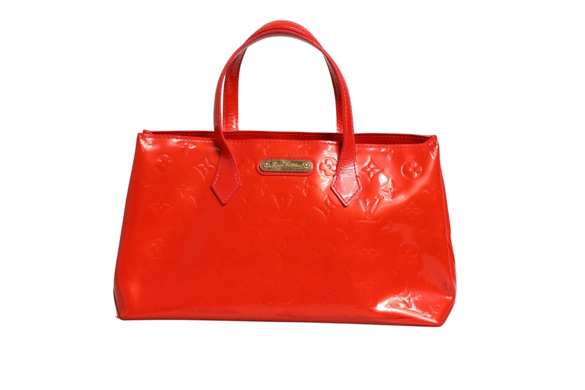 Louis Vuitton Red Monogram Vernis Wilshire PM - RIMODA