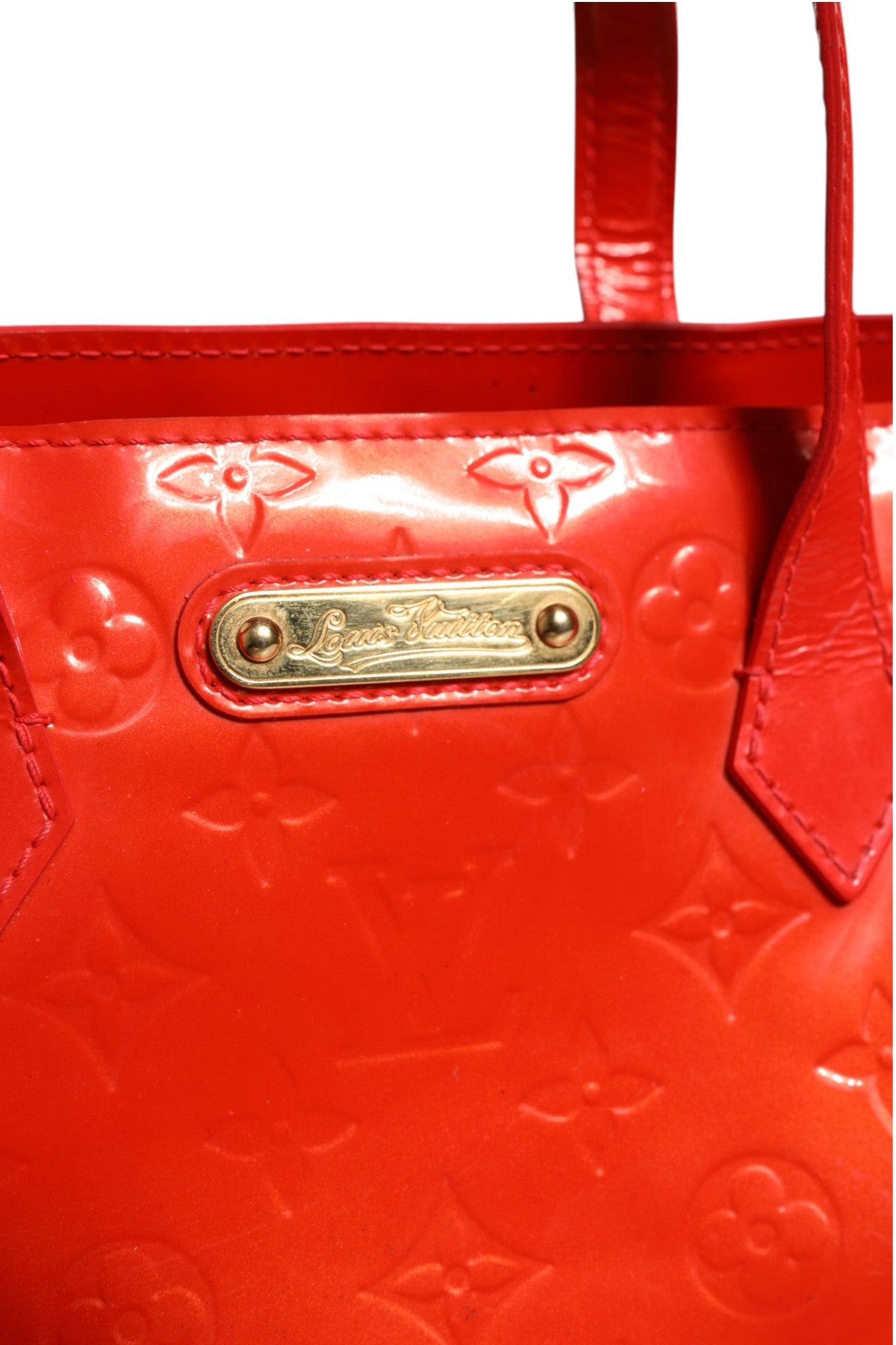 Louis Vuitton Red Monogram Vernis Wilshire PM - RIMODA