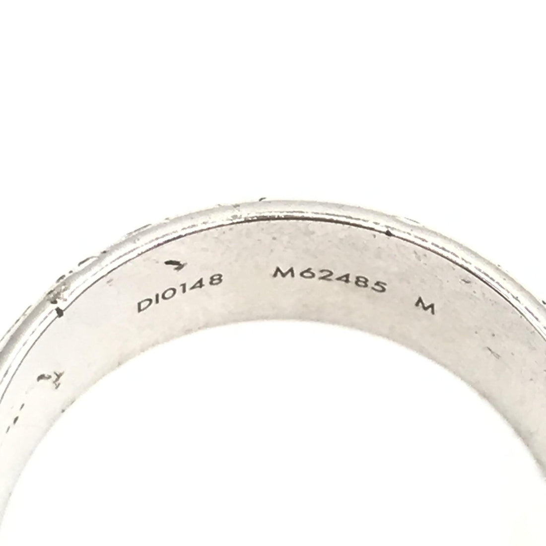 Louis Vuitton Silver-Tone Monogram Band Ring - RIMODA