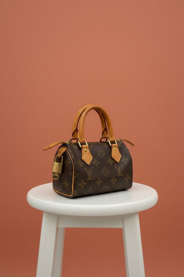 LOUIS VUITTON Nano Speedy Monogram Handbag