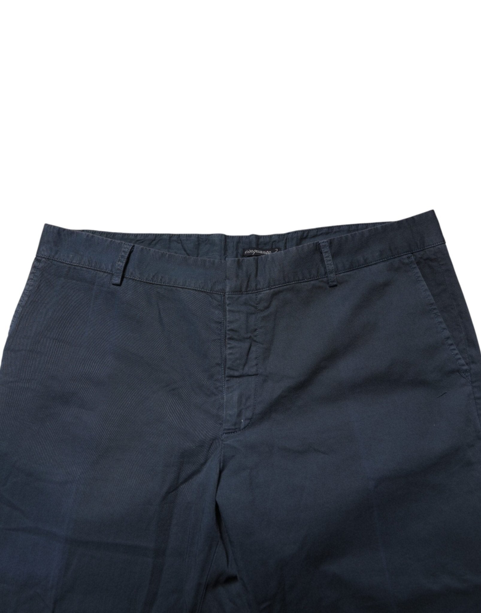 Master Coat Blue Skinny Fit Mid Waist Men Chino Trouser Pants - RIMODA
