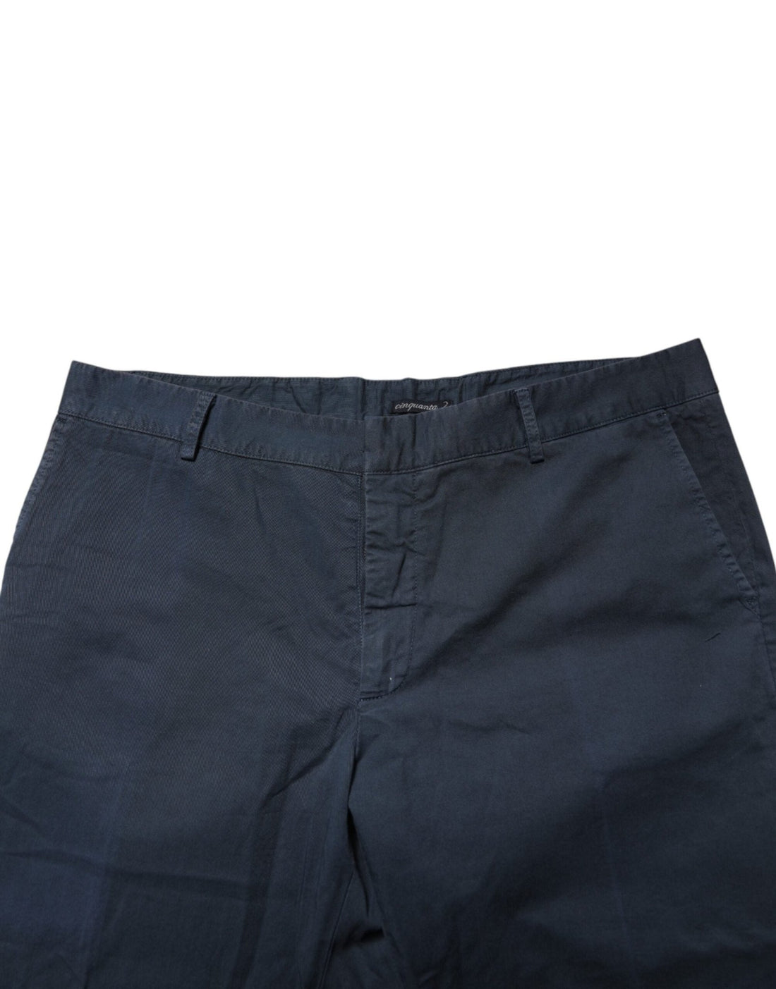 Master Coat Blue Skinny Fit Mid Waist Men Chino Trouser Pants - RIMODA