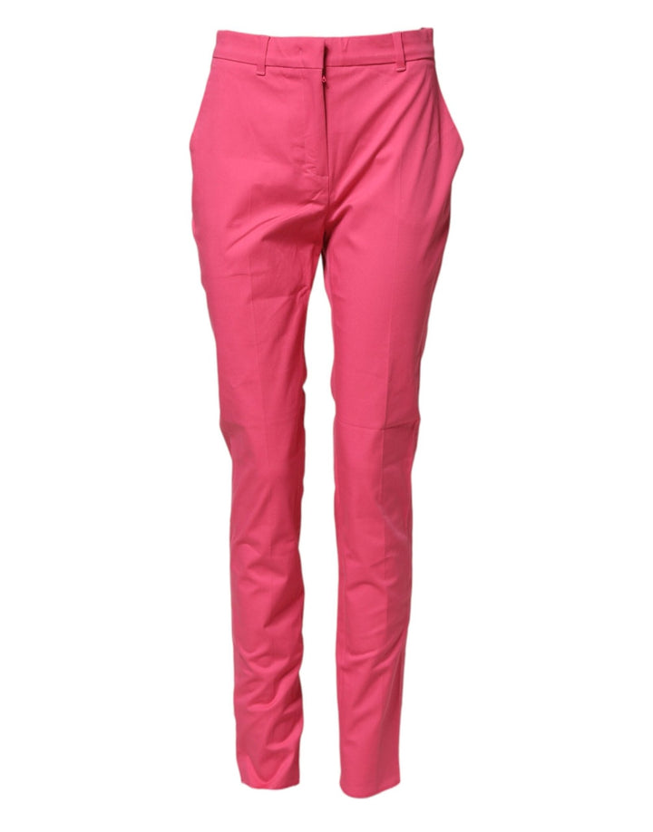 Max Mara Pink Skinny High Waist Chino Trouser Pants - RIMODA