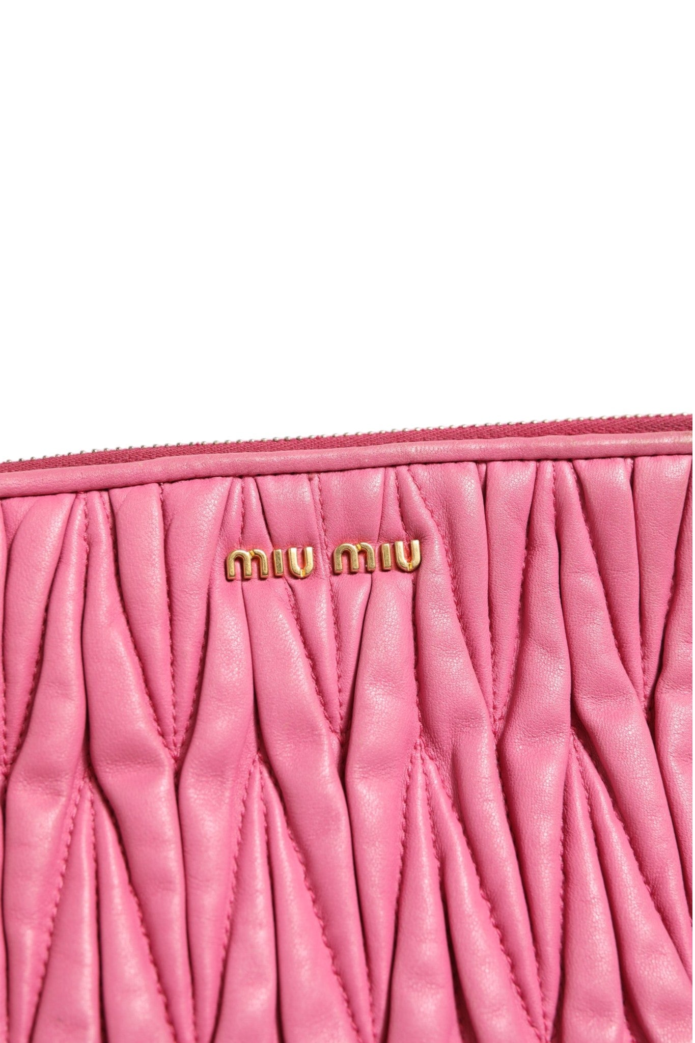 Miu Miu Matelassé Leather Shoulder Bag - RIMODA