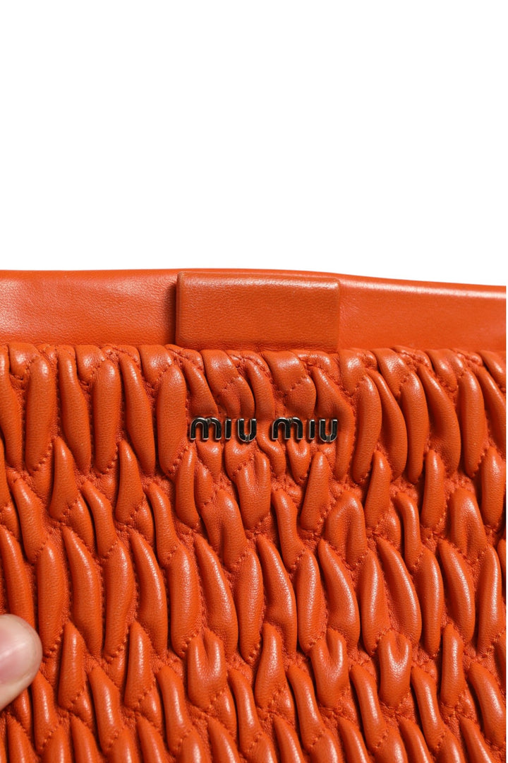 Miu Miu Orange crystal crossbodybag - RIMODA