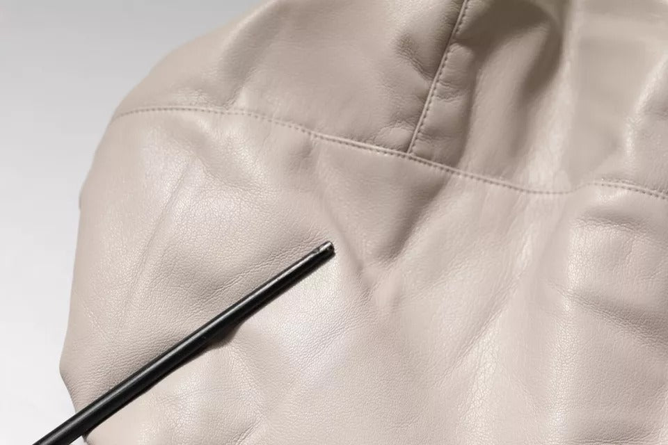 MSGM Beige Full Zip Hooded Long Sleeves Casual Coat Jacket - RIMODA