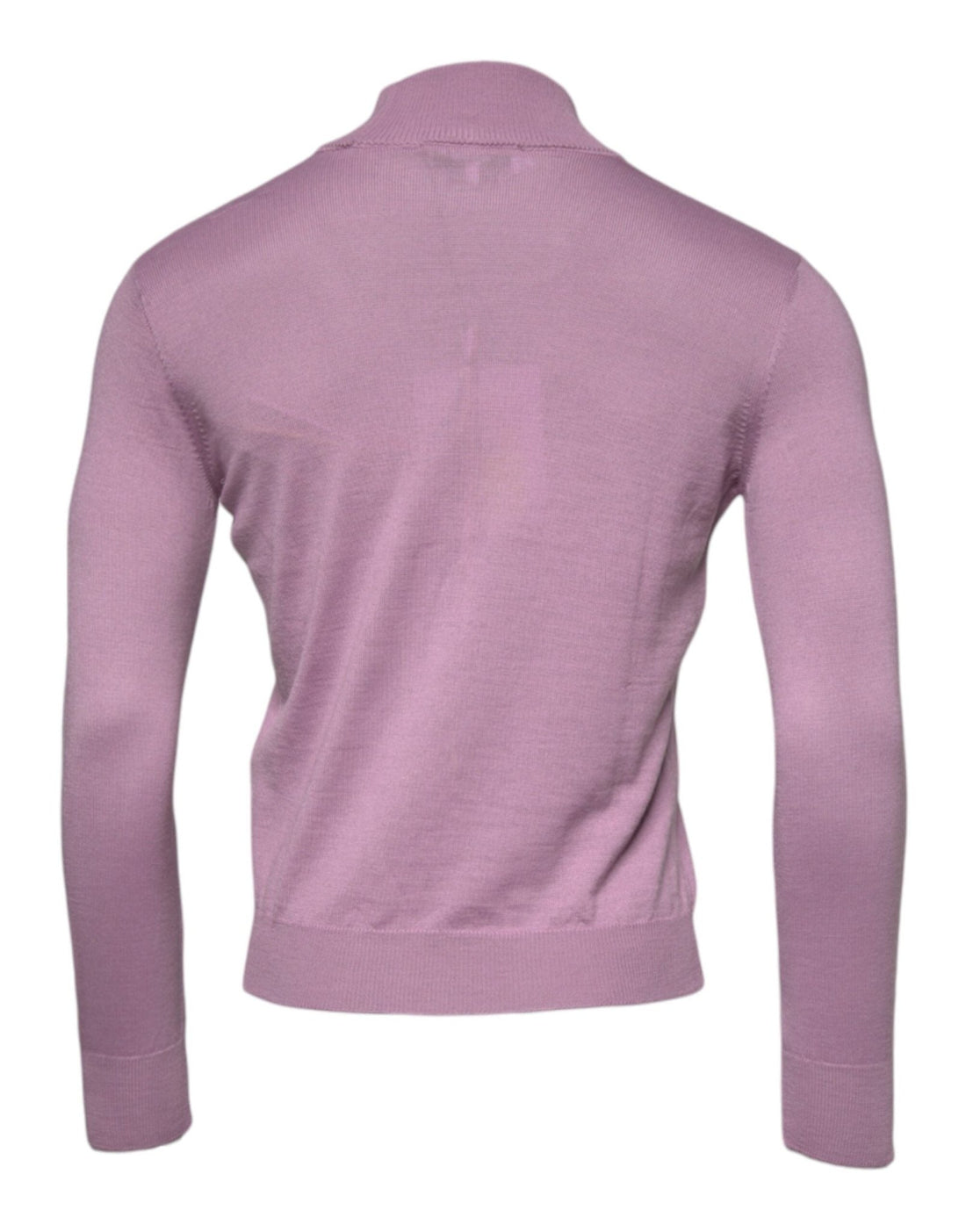 MSGM Purple Wool Knit Turtle Neck Long Sleeve Pullover Sweater - RIMODA