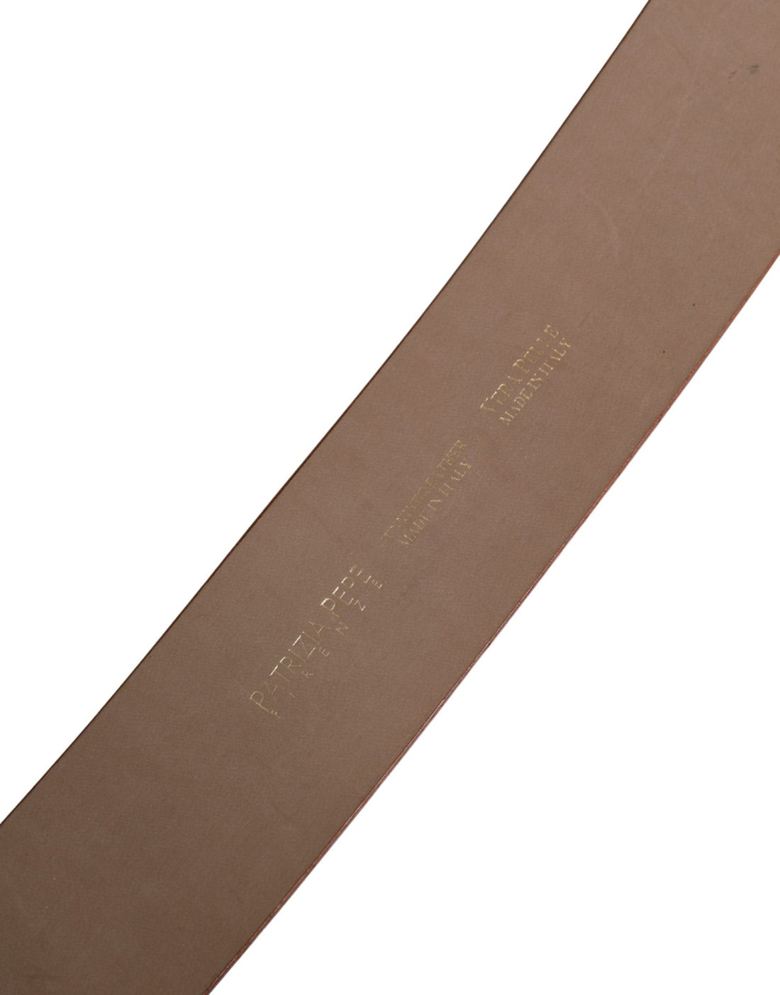Patrizia Pepe Beige Genuine Leather Wide Waist Metal Buckle Belt - RIMODA