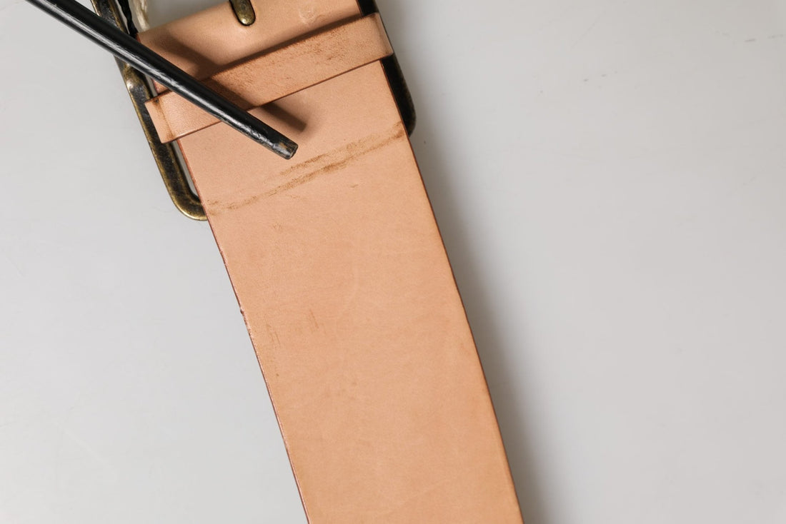 Patrizia Pepe Beige Genuine Leather Wide Waist Metal Buckle Belt - RIMODA