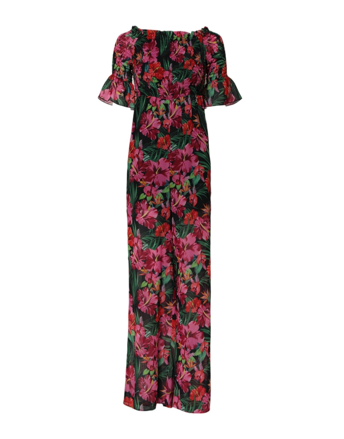 Patrizia Pepe Multicolor Floral Print Overall Jumpsuit Dress - RIMODA
