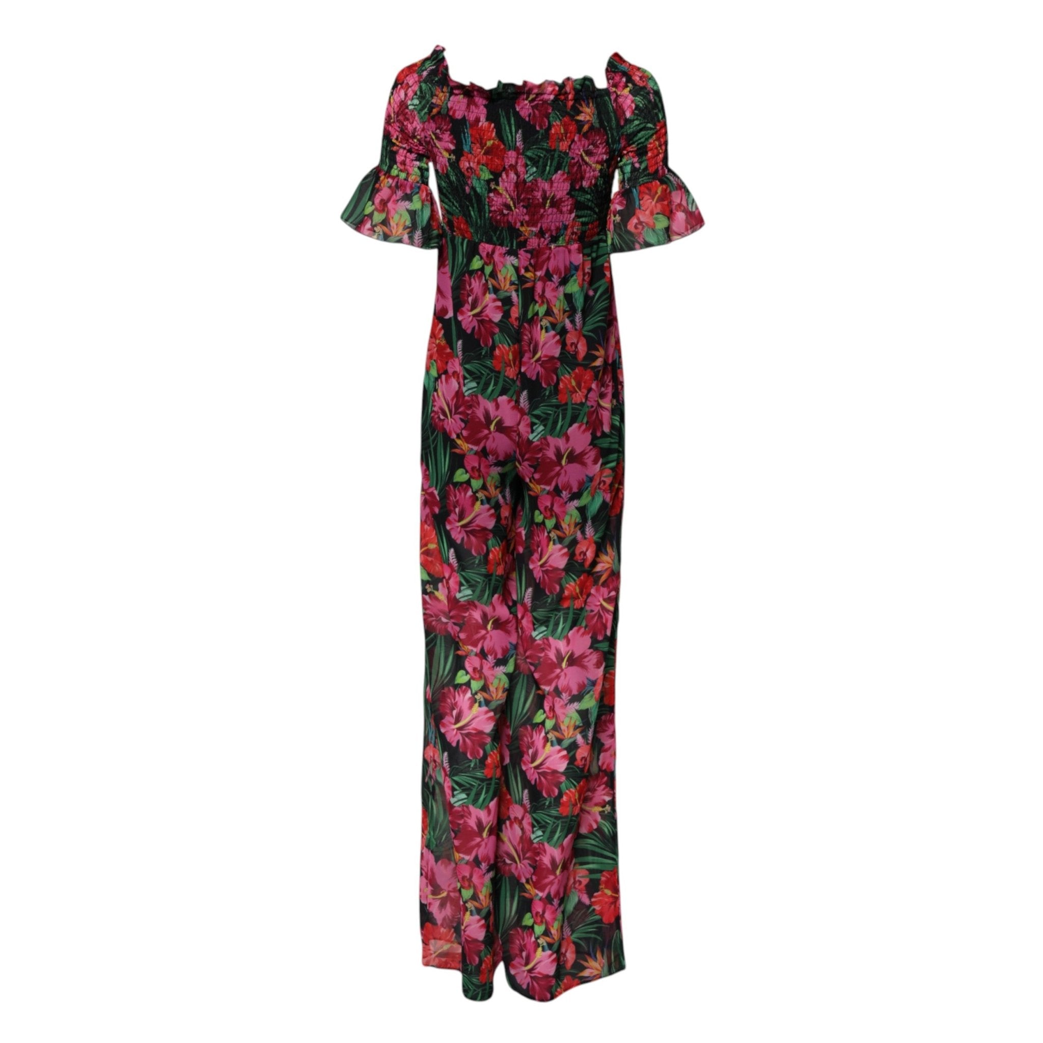 Patrizia Pepe Multicolor Floral Print Overall Jumpsuit Dress - RIMODA