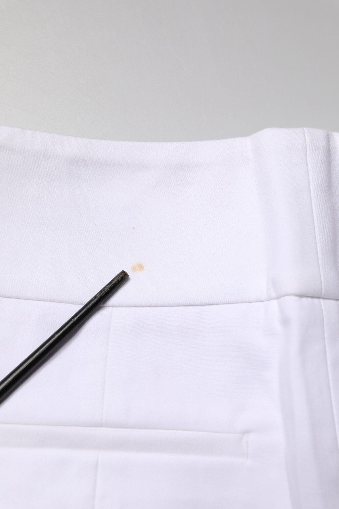 Peserico White High Waist Tapered Fit Chino Trouser Pants - RIMODA