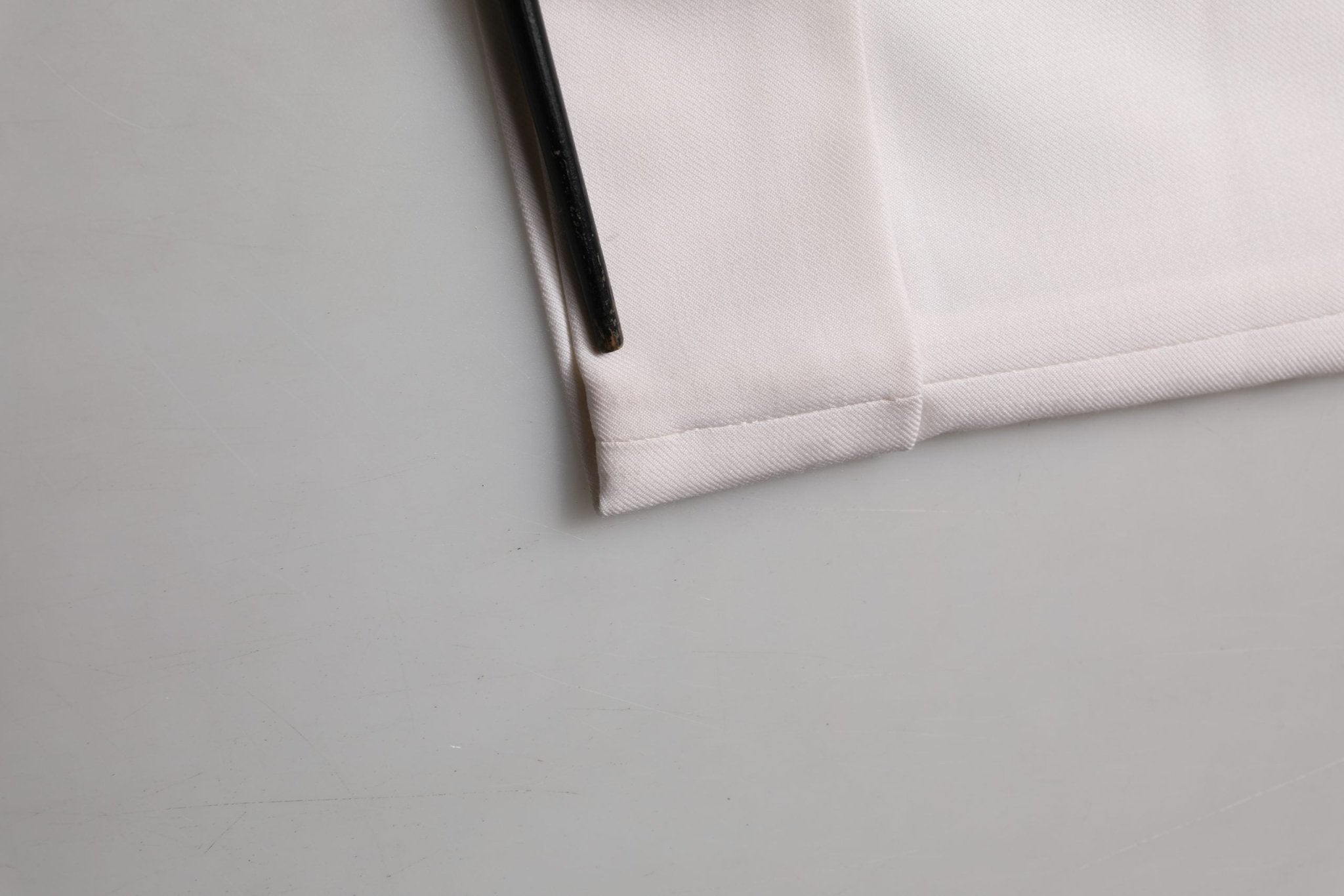 Peserico White Skinny High Waist Chino Cropped Trouser Pants - RIMODA