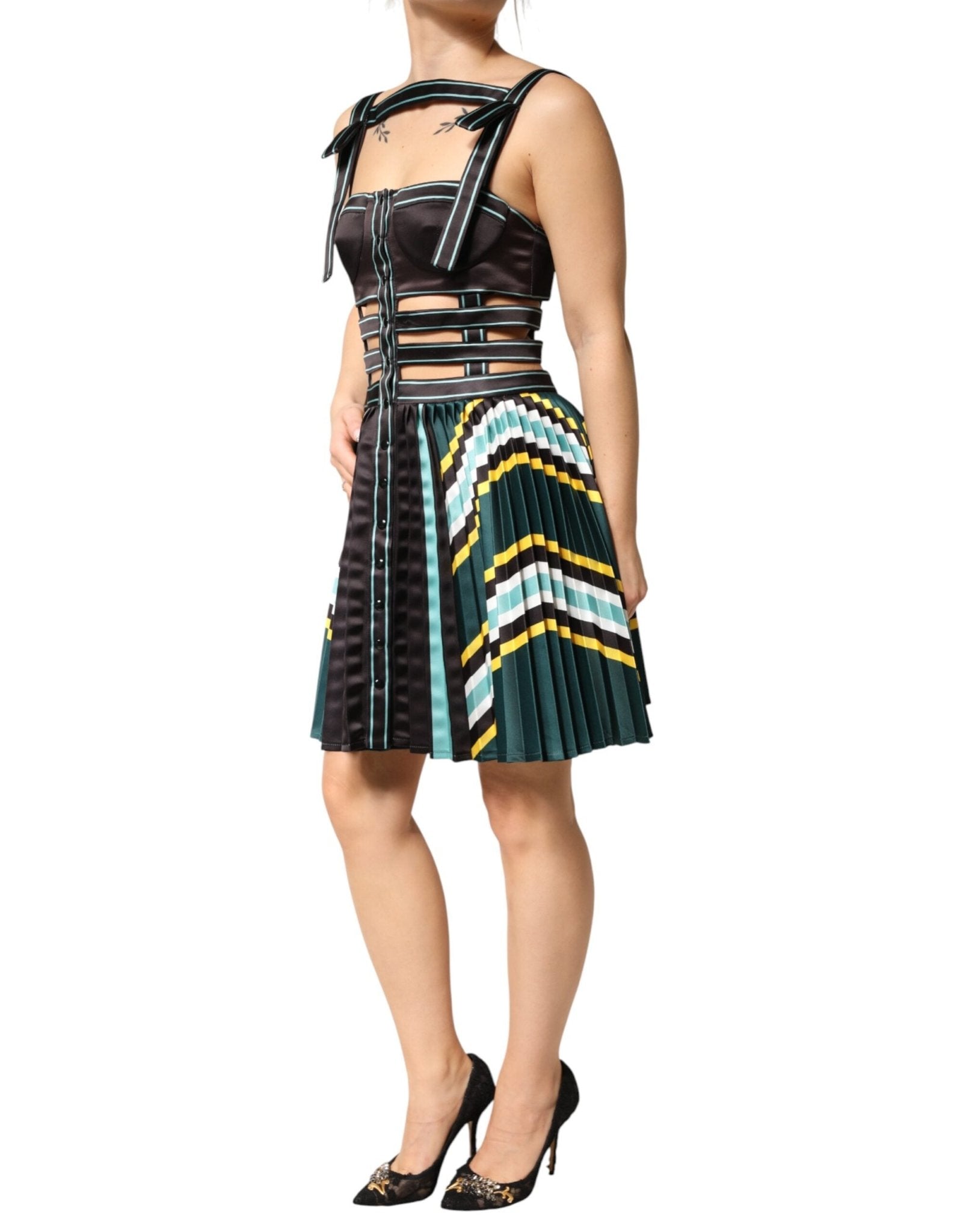 Philosophy di Lorenzo Serafini Multicolor Sleeveless A-line Dress - RIMODA
