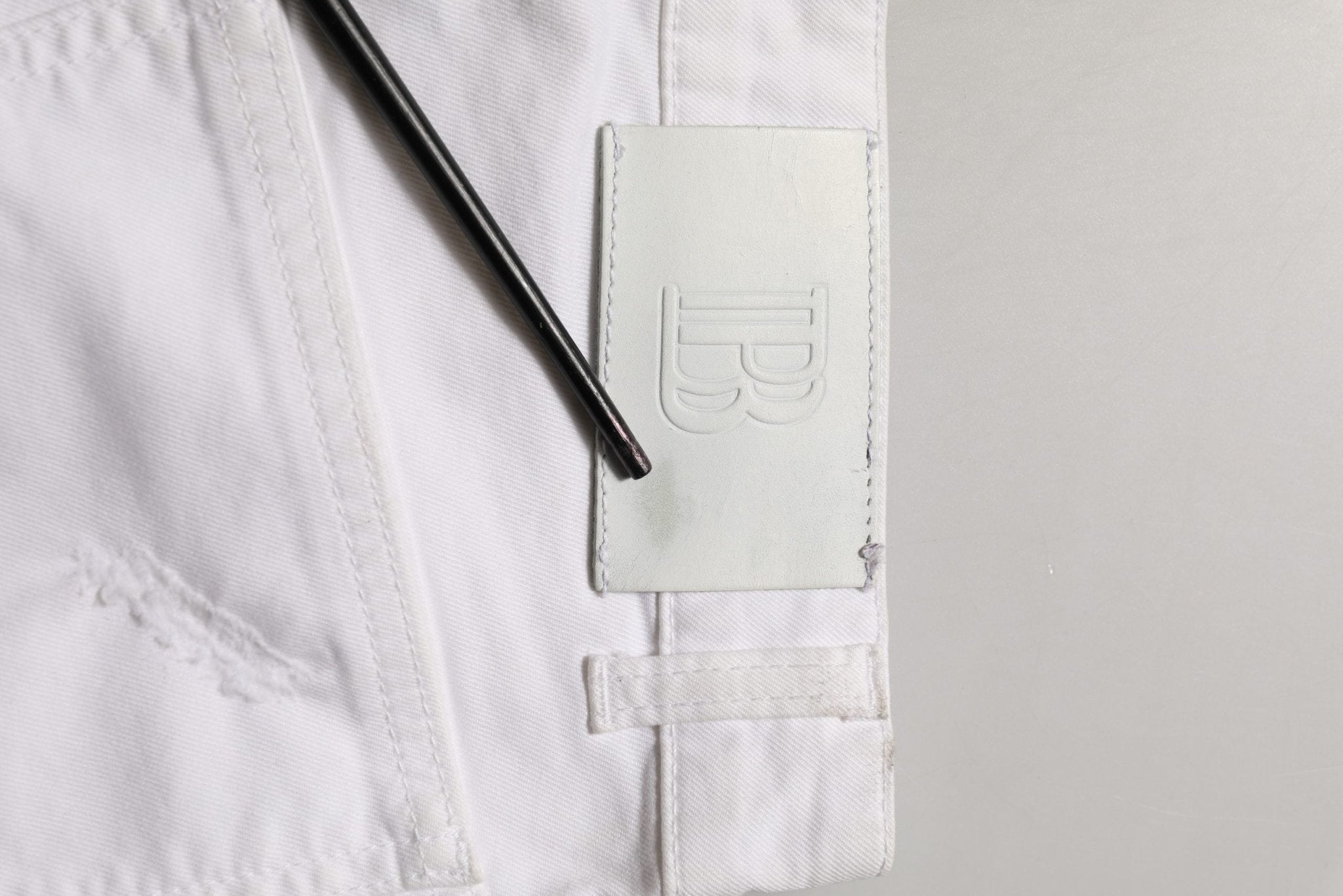 Pierre Balmain White Cotton Stretch Skinny Denim Trouser Jeans - RIMODA