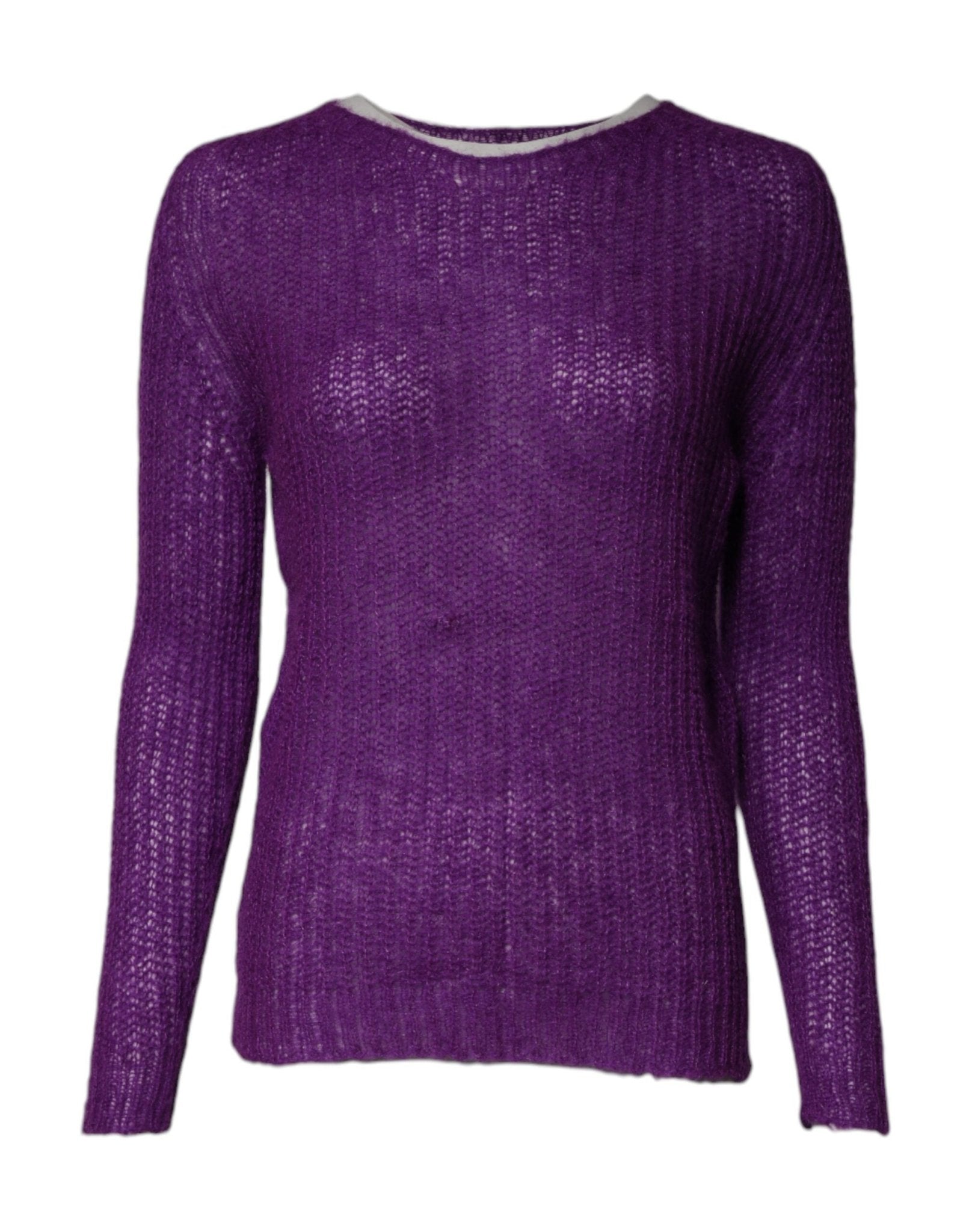 PINK MEMORIES Violet Knitted Long Sleeves Round Neck Sweater - RIMODA