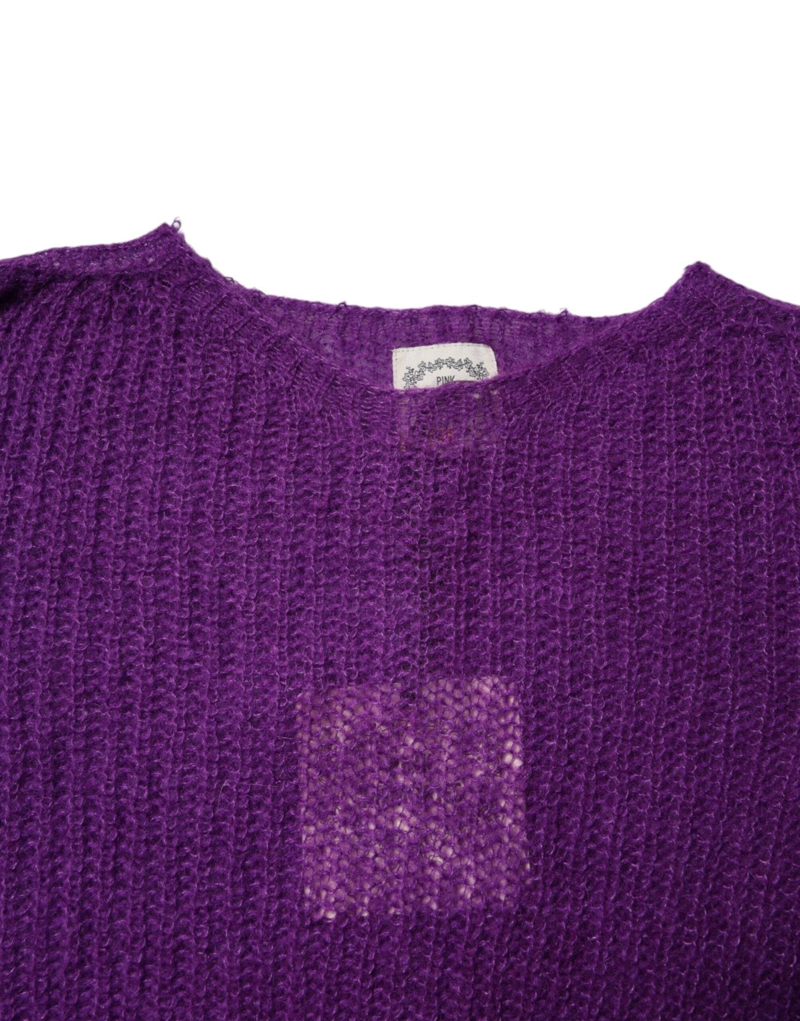 PINK MEMORIES Violet Knitted Long Sleeves Round Neck Sweater - RIMODA