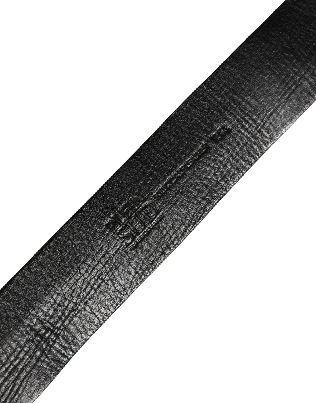 PLEIN SUD Black Leather Gold Metal Buckle Waist Women Belt - RIMODA