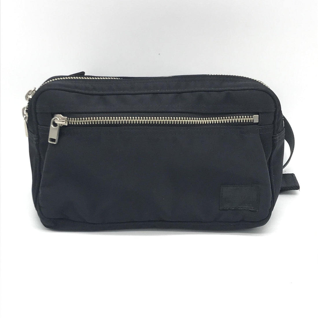 Porter Black Waist Pouch With Zippered Compartments - RIMODA