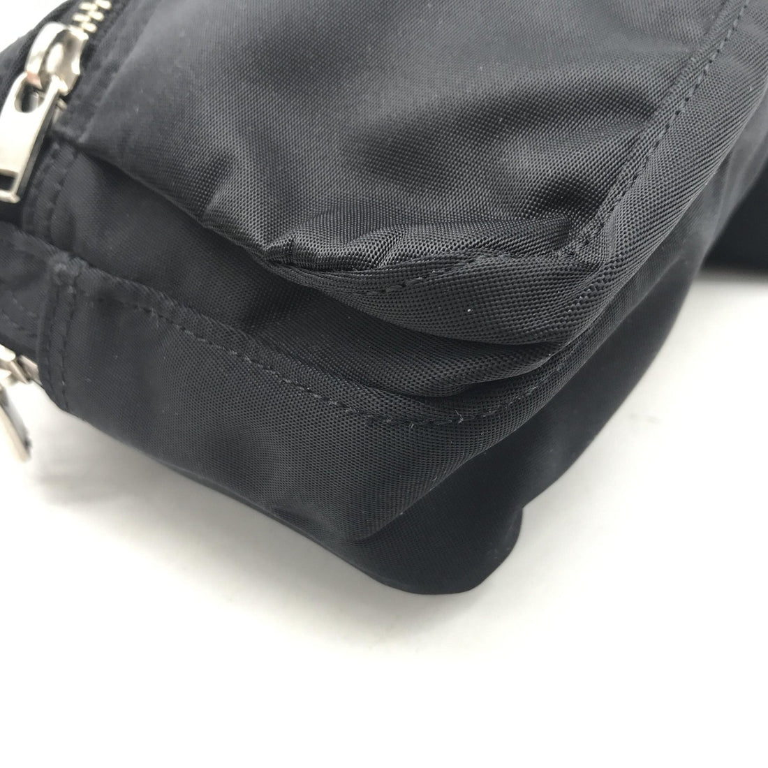 Porter Black Waist Pouch With Zippered Compartments - RIMODA