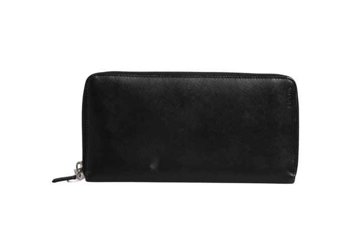 Prada Baltico Saffiano Leather Zip Travel Wallet - RIMODA