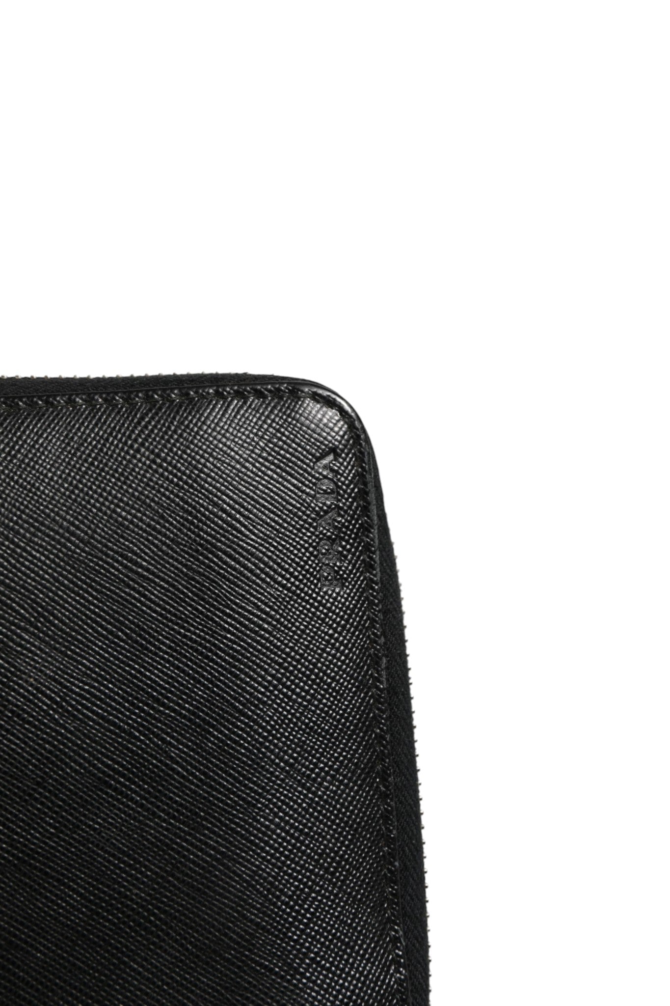 Prada Baltico Saffiano Leather Zip Travel Wallet - RIMODA