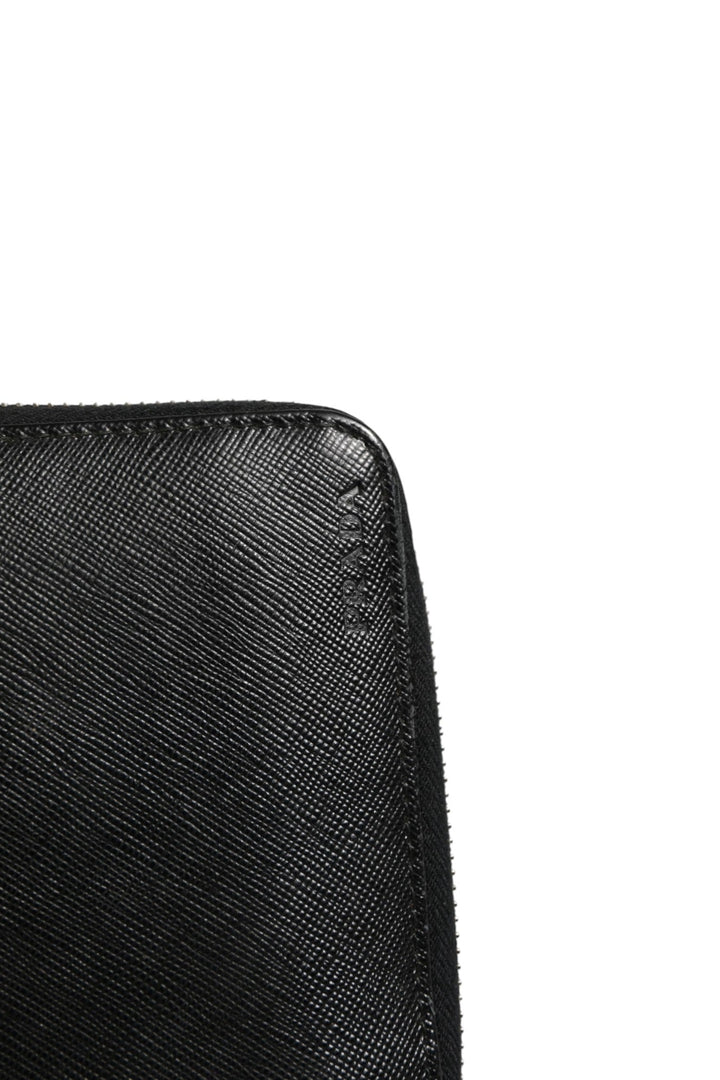 Prada Baltico Saffiano Leather Zip Travel Wallet - RIMODA
