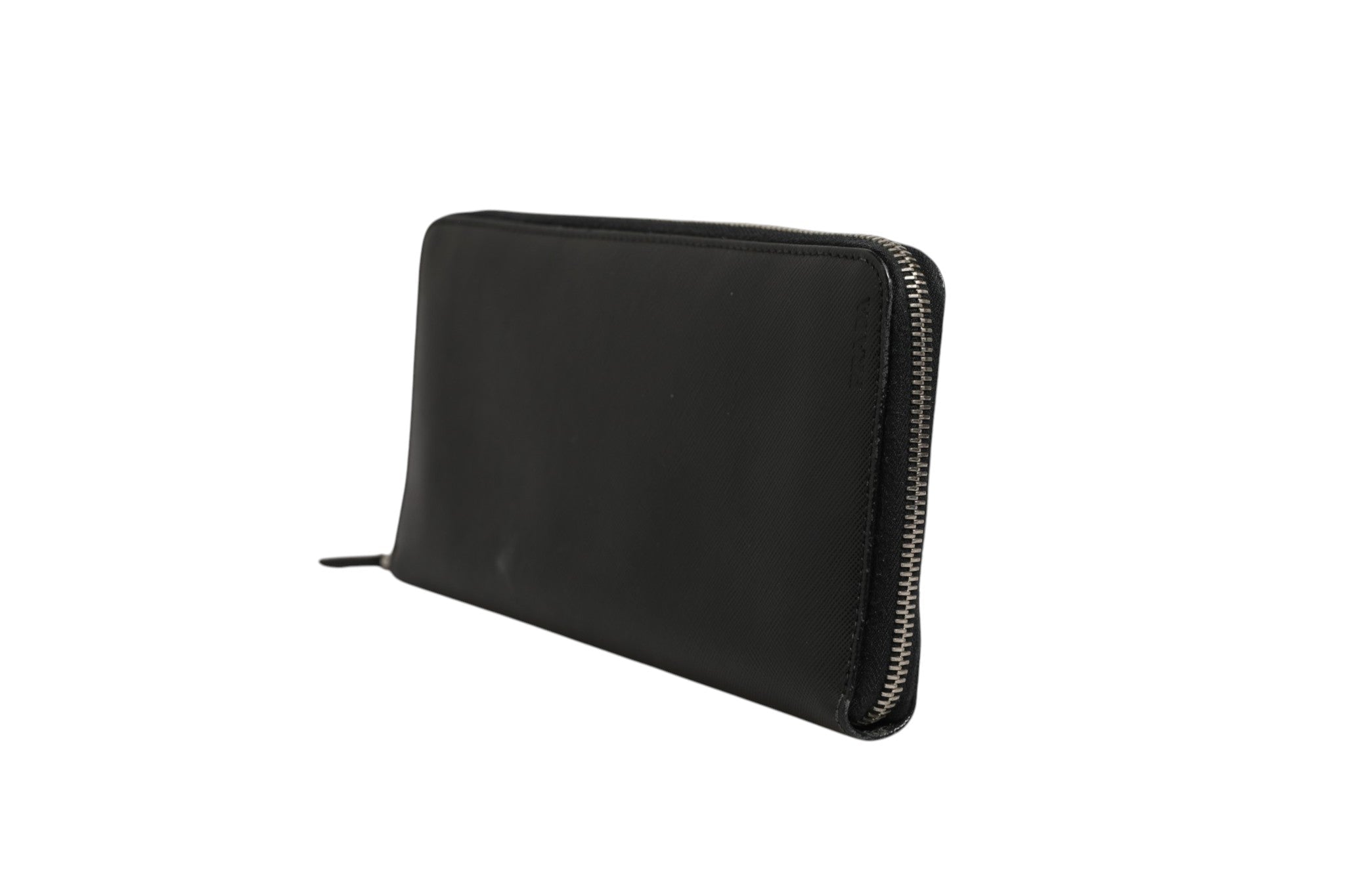 Prada Baltico Saffiano Leather Zip Travel Wallet - RIMODA