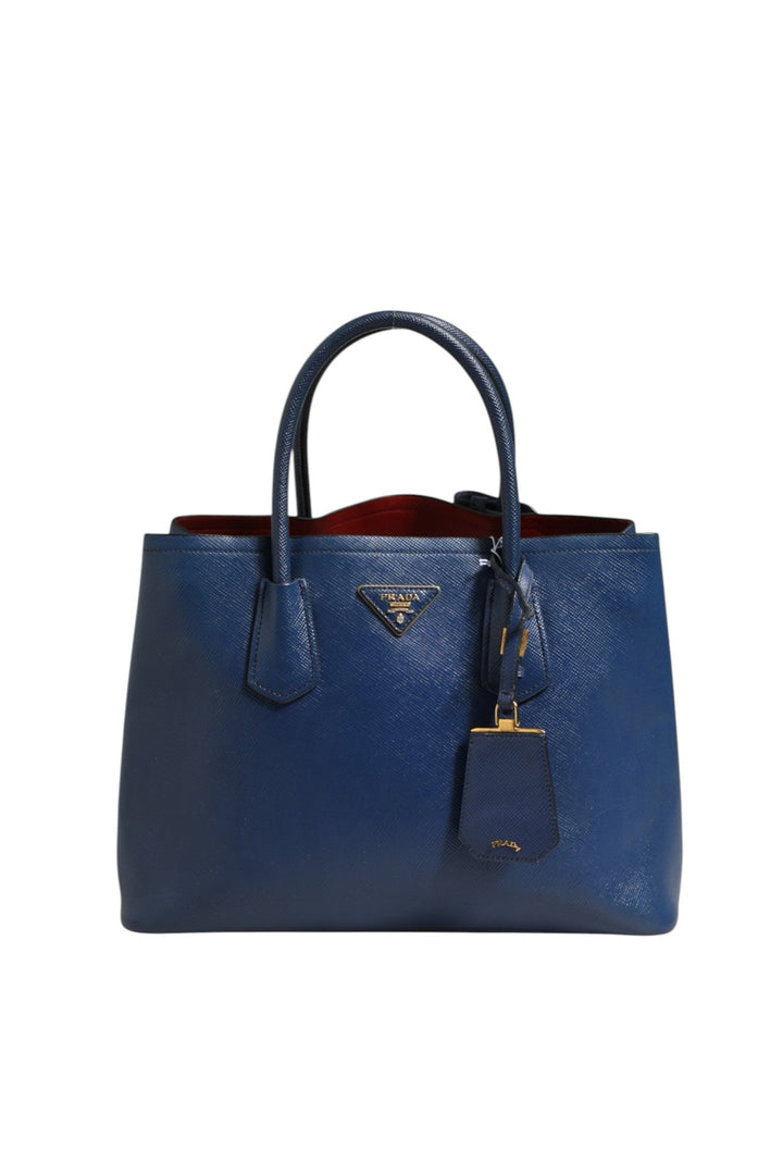 Prada Blue Saffiano Leather 2way Bag - RIMODA