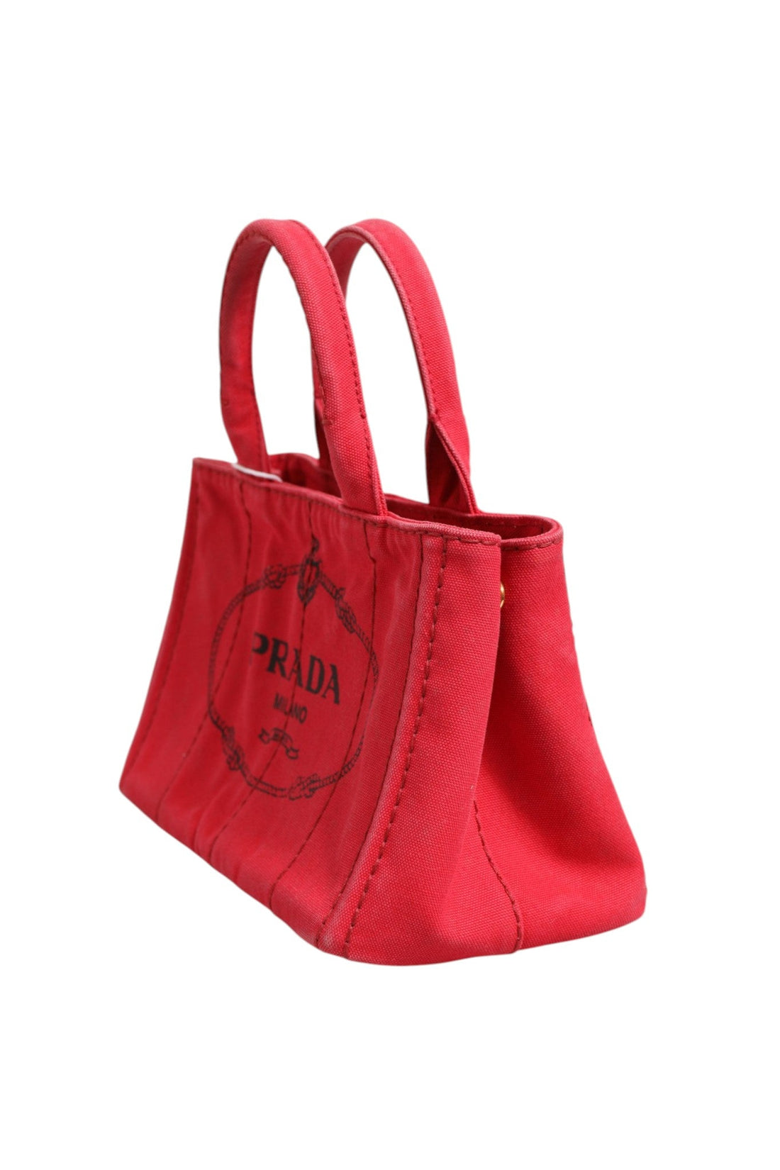 Prada Canapa Mini Canvas Tote - RIMODA