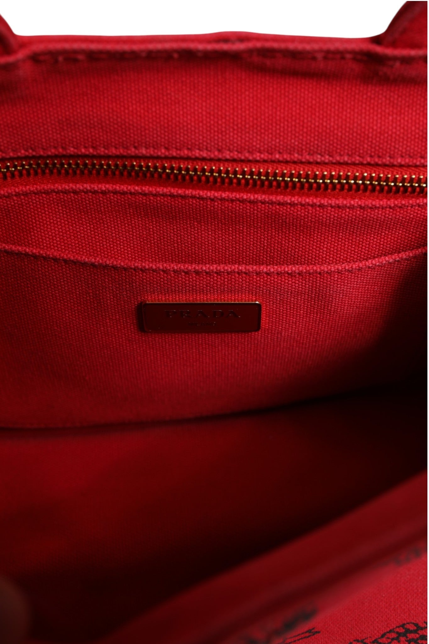 Prada Canapa Mini Canvas Tote - RIMODA