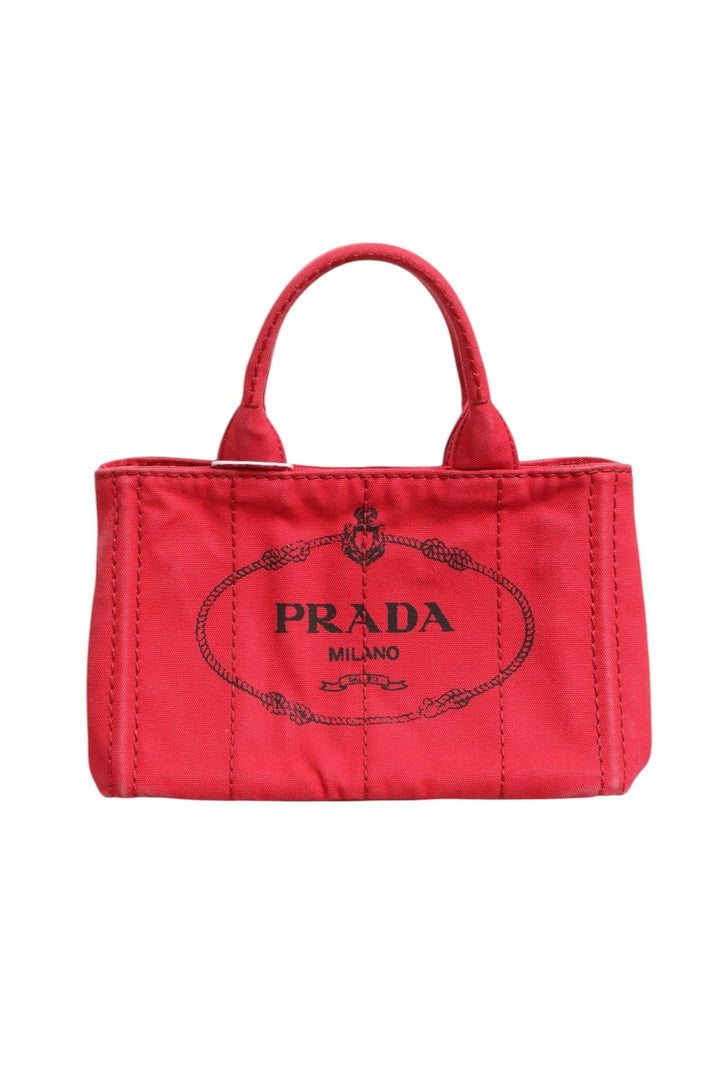 Prada Canapa Mini Canvas Tote - RIMODA