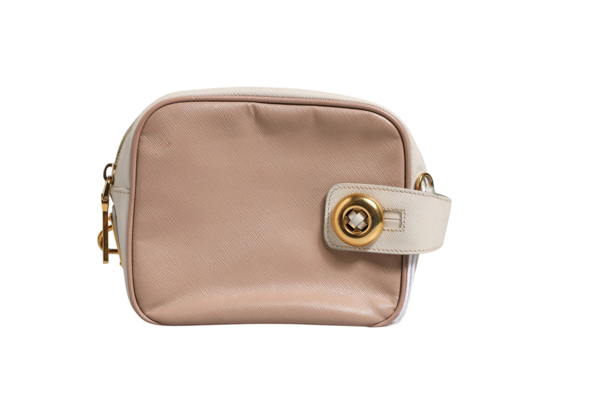 Prada Clay Gray Small Leather Shoulder Bag - RIMODA