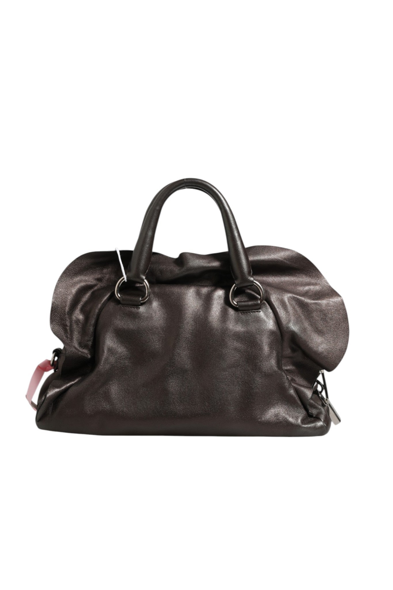 Prada Metallic Nappa Leather Ruffle Shoulder Bag - RIMODA