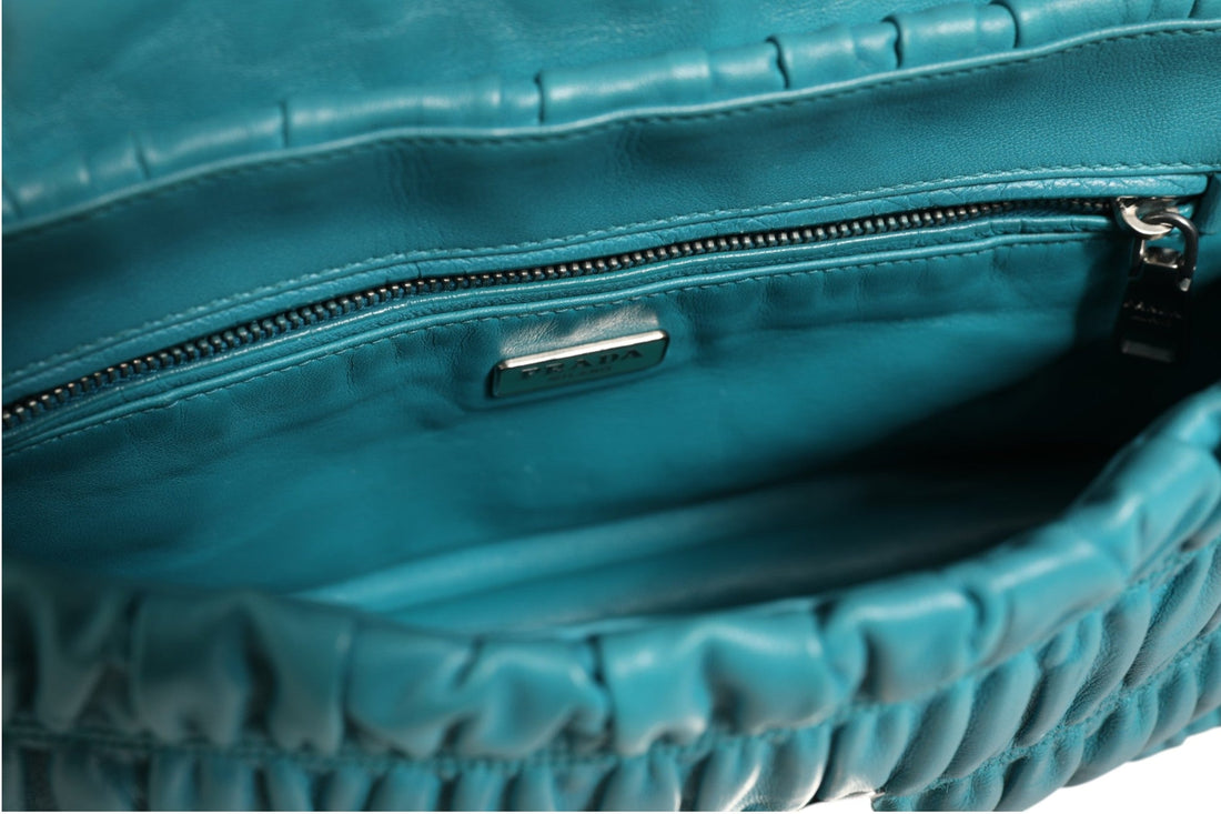 Prada Nappa Gaufre Flap Bag - RIMODA