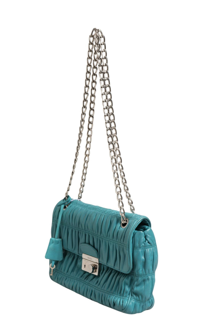 Prada Nappa Gaufre Flap Bag - RIMODA