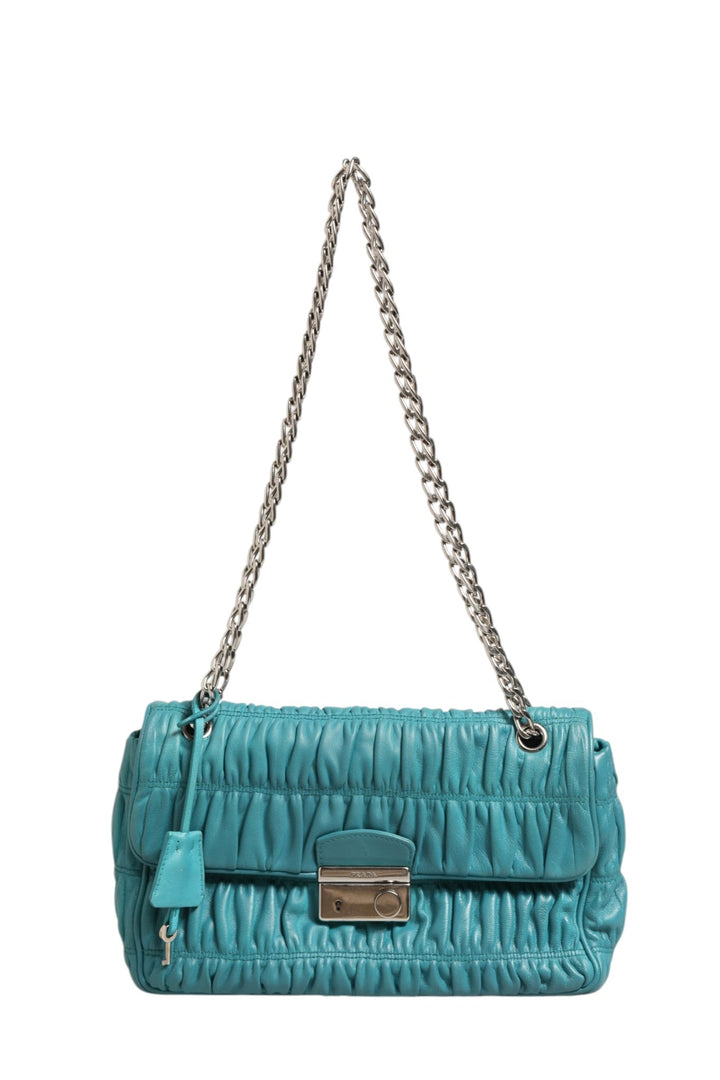Prada Nappa Gaufre Flap Bag - RIMODA