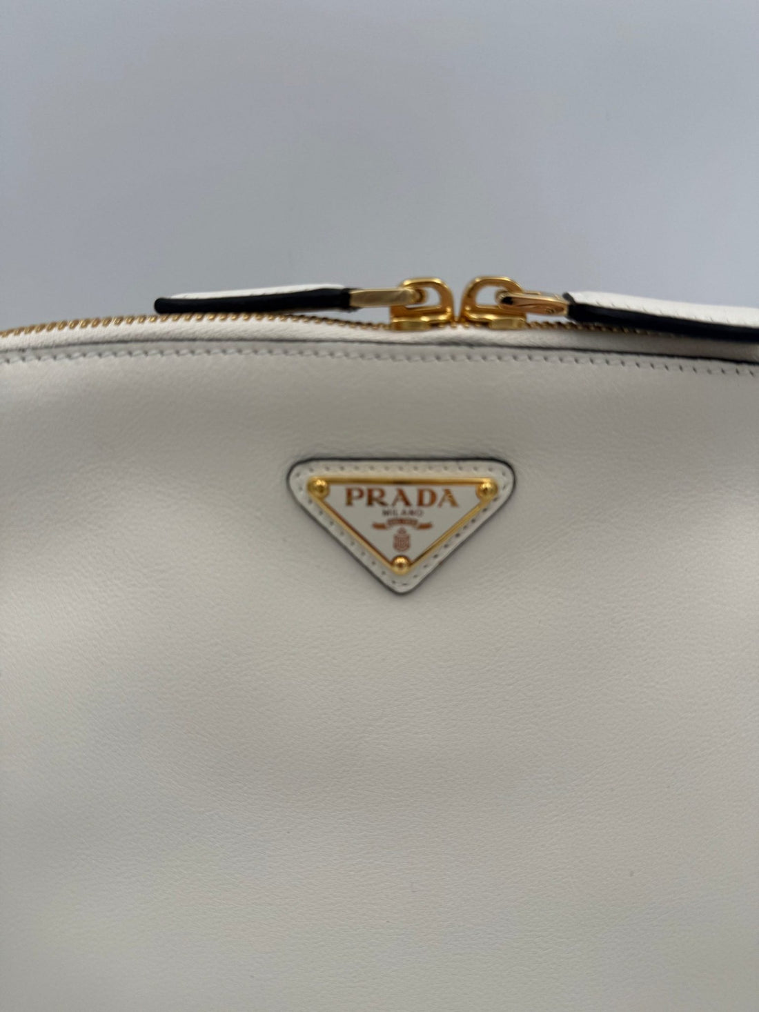 Prada PRADA Bauletto BOWLING in Leather Handbag - RIMODA