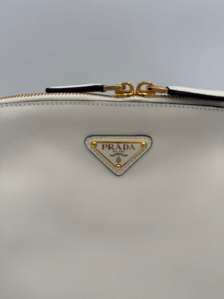 Prada PRADA Bauletto BOWLING in Leather Handbag - RIMODA
