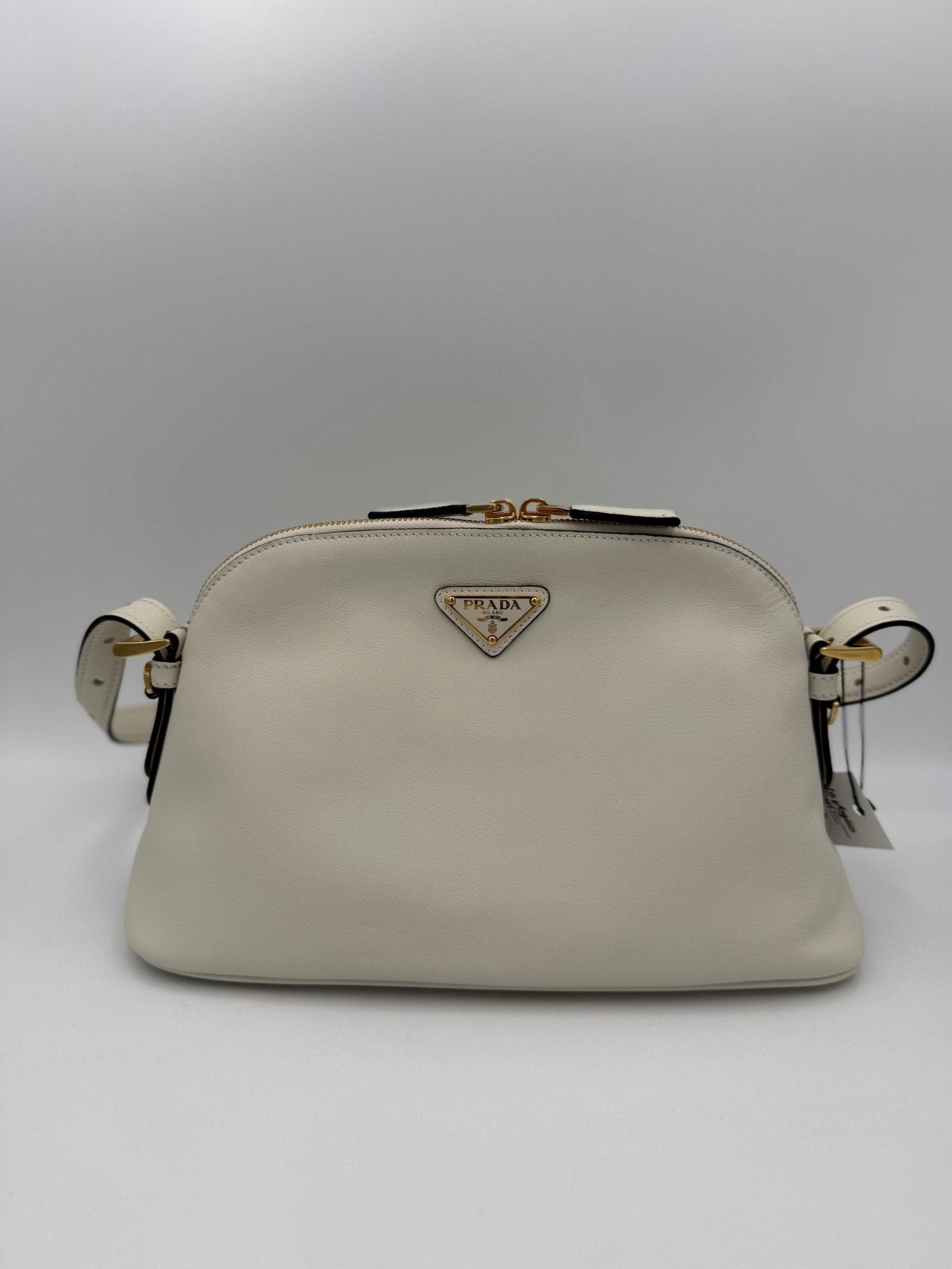 Prada PRADA Bauletto BOWLING in Leather Handbag - RIMODA