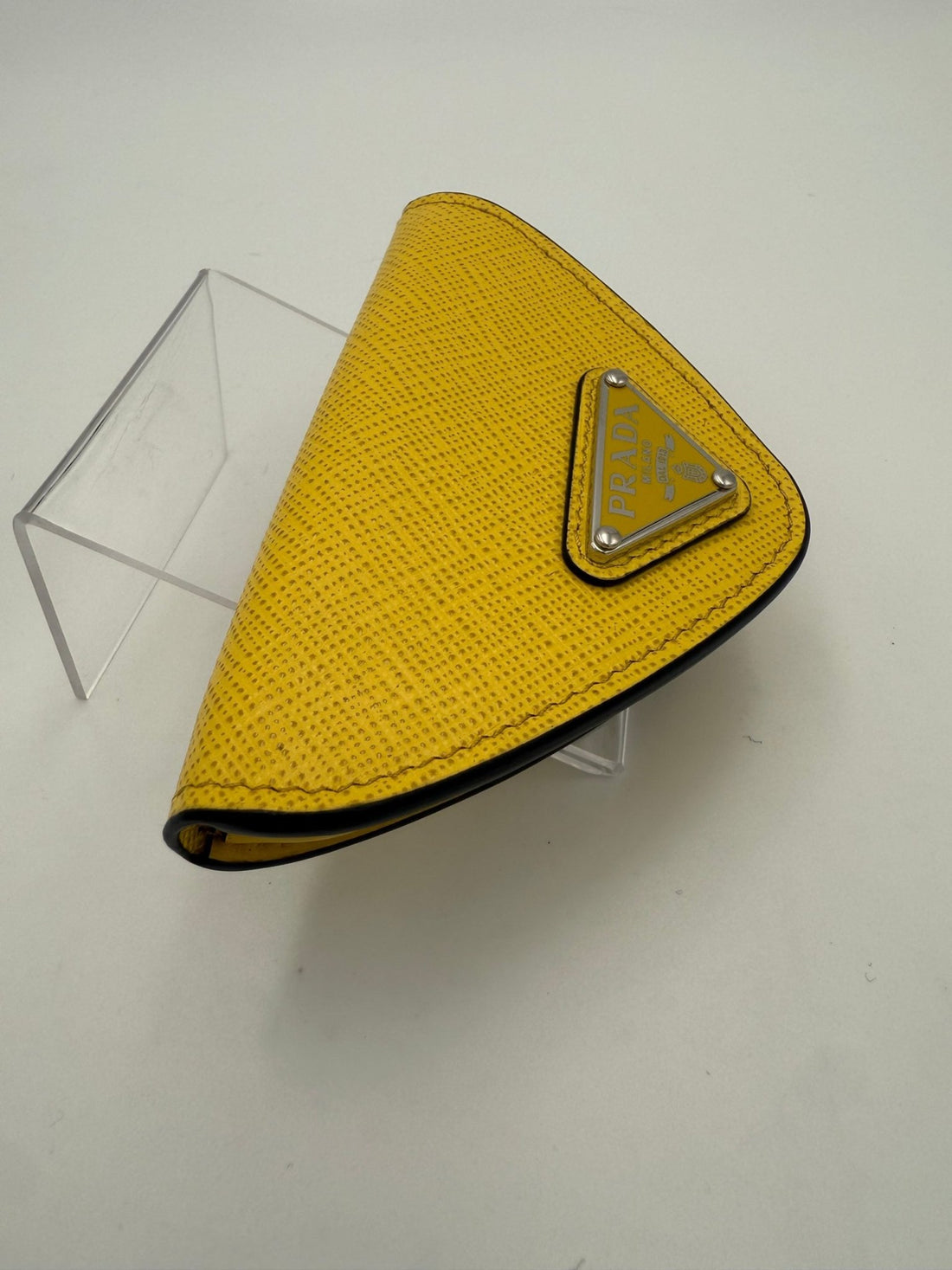 Prada PRADA Saffiano Yellow Coin Purse - RIMODA