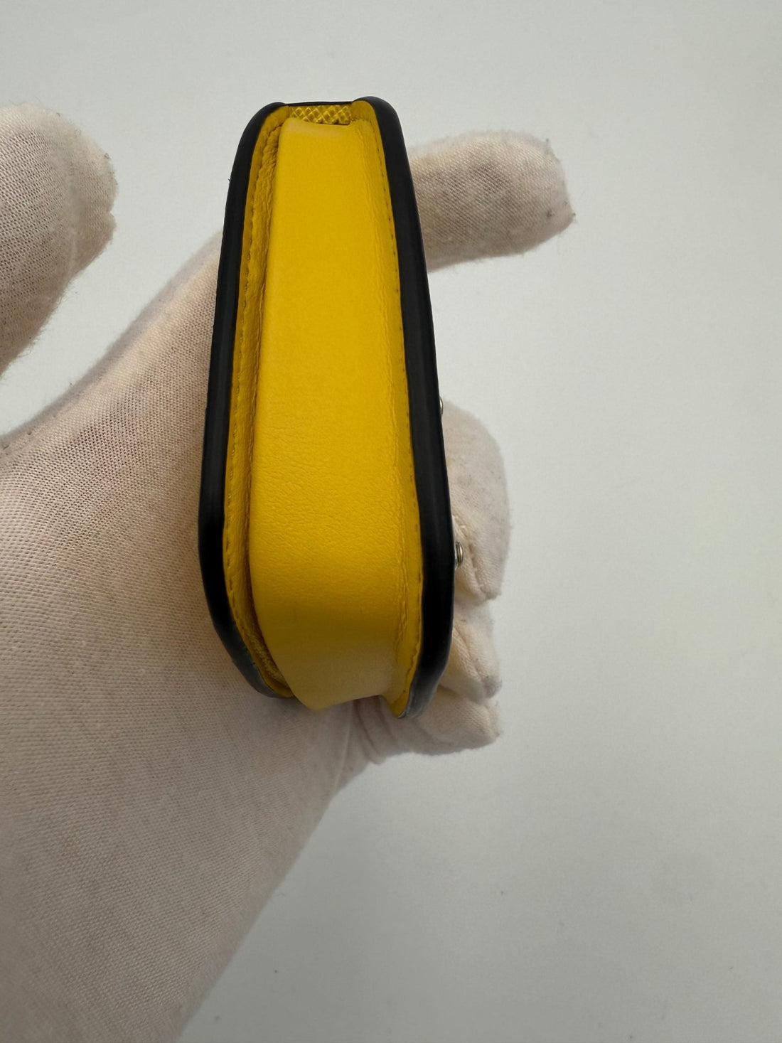 Prada PRADA Saffiano Yellow Coin Purse - RIMODA