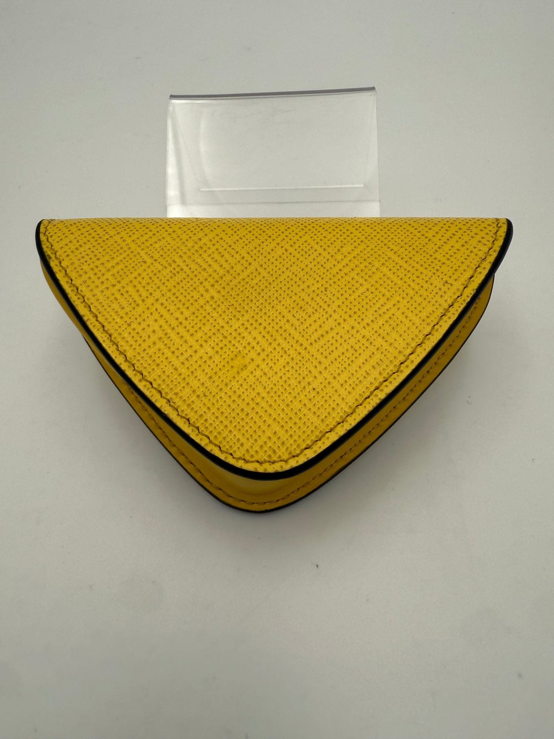 Prada PRADA Saffiano Yellow Coin Purse - RIMODA