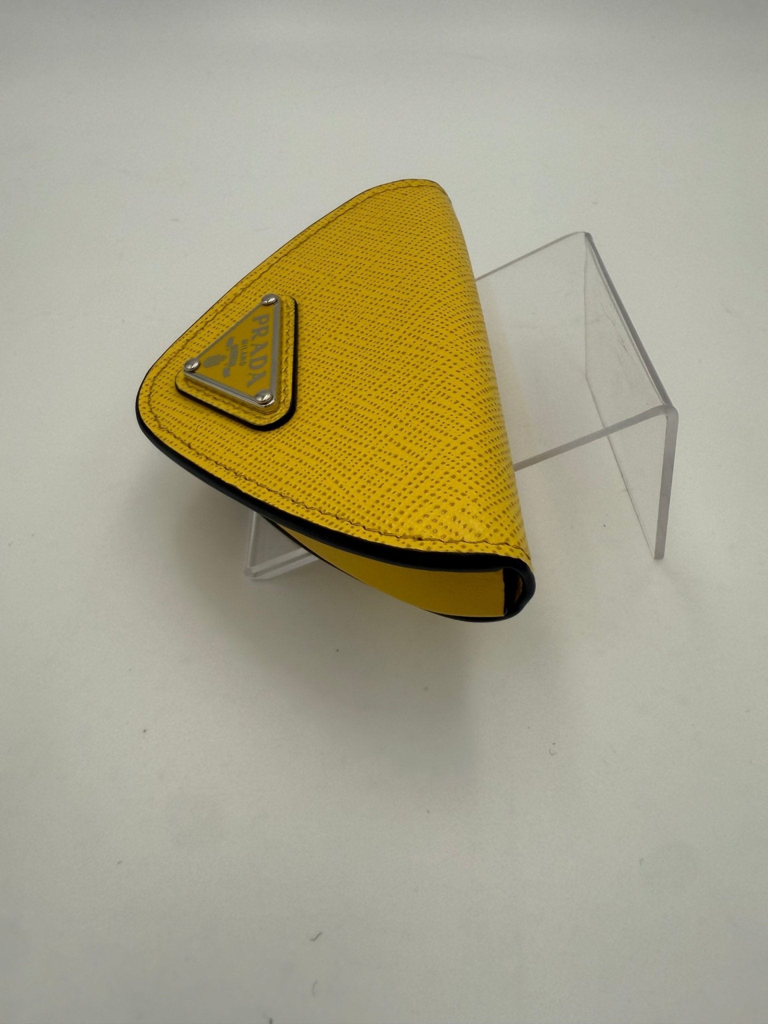 Prada PRADA Saffiano Yellow Coin Purse - RIMODA