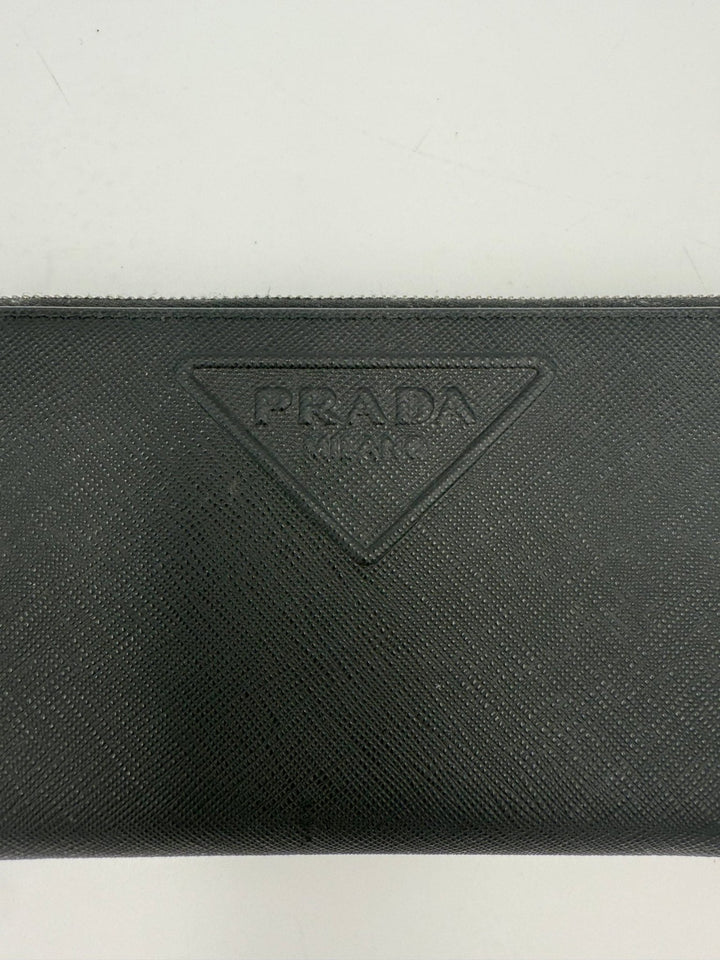 Prada PRADA Zip in Saffiano Leather Wallet - RIMODA